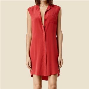 All Saints 100% Silk Dress